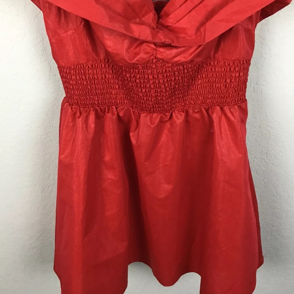 L’Academie Dress Red Juni Off Shoulder Revolve S - Picture 6 of 9